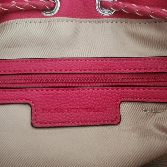 Vintage Dana Buchman Woven Faux Leather Tote Bag - Picture 10 of 11